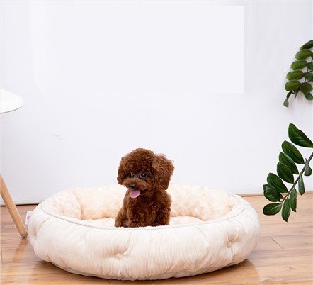 Okrúhla samoohrievajúca posteľ pre domáce zvieratá